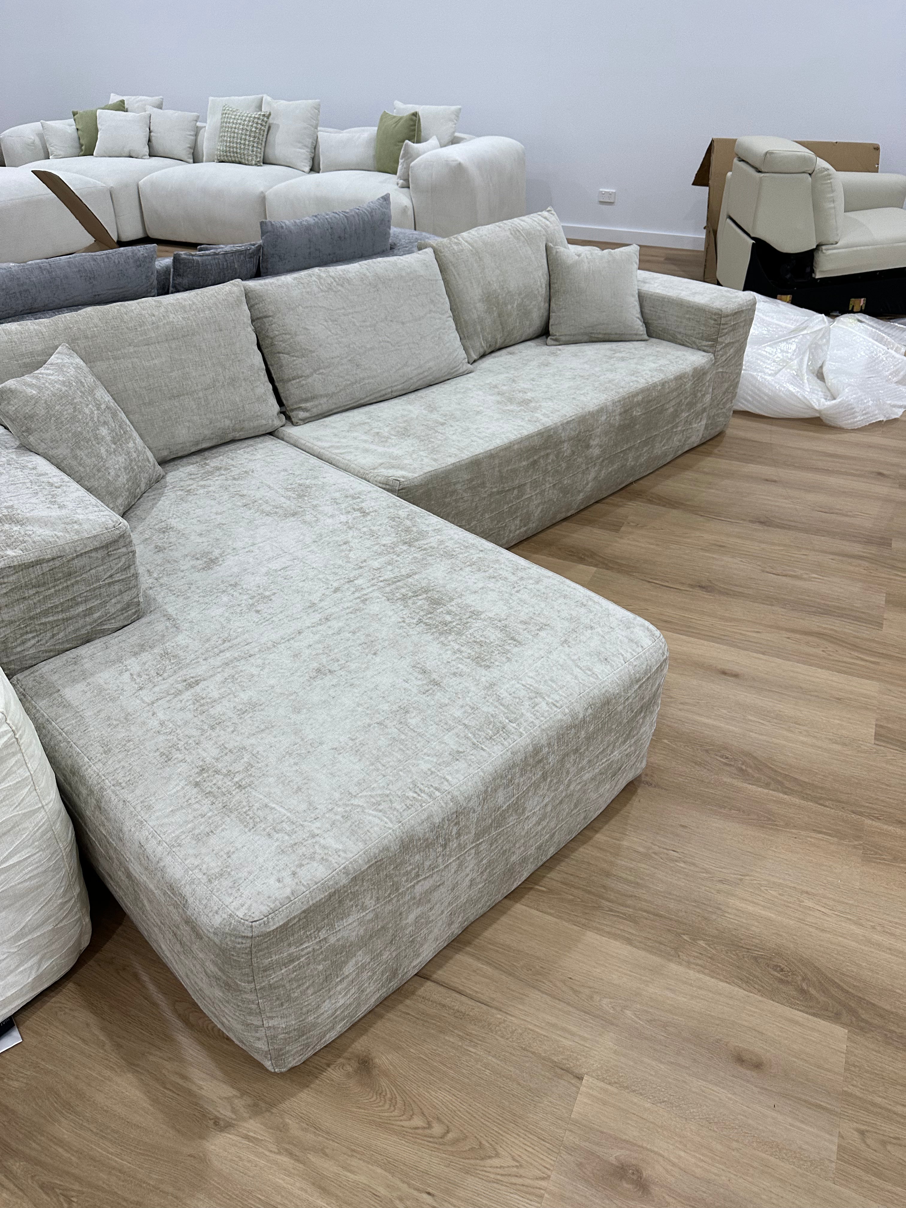 EAZY Three-Seater L-Shape Sofa-in-a-Box