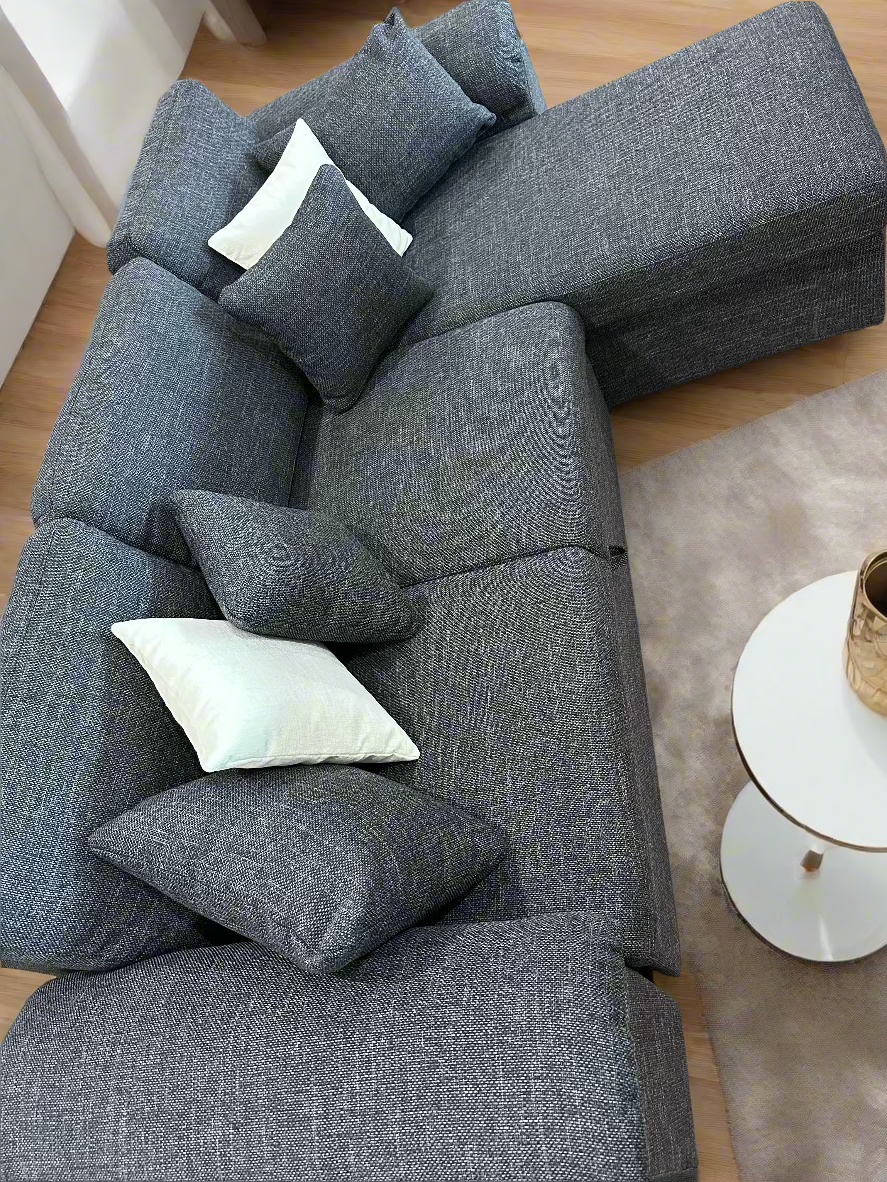 SERENE - Three - Seaters , Luxury Full-Out Sofa Bed with Storage
