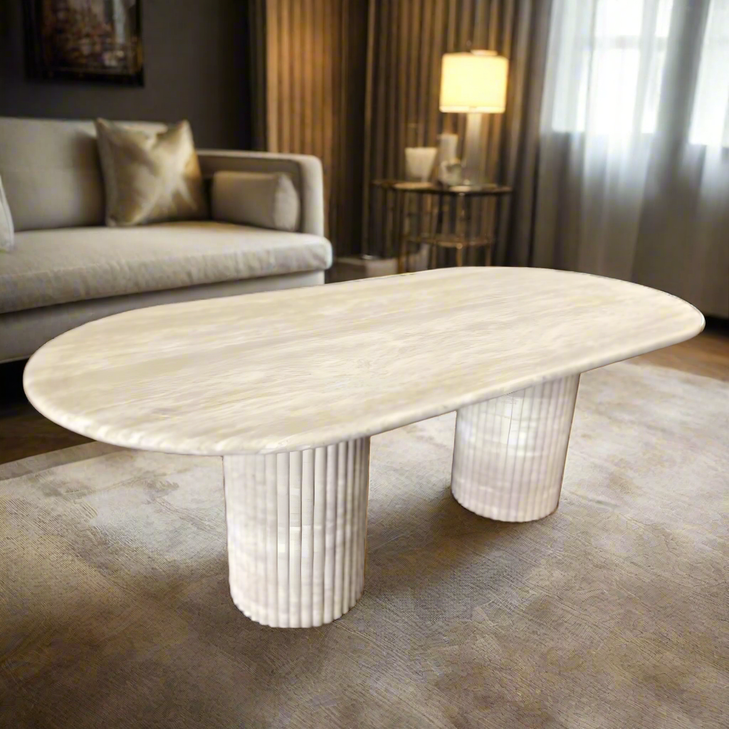 ZACATECAS Travertine Coffee Table
