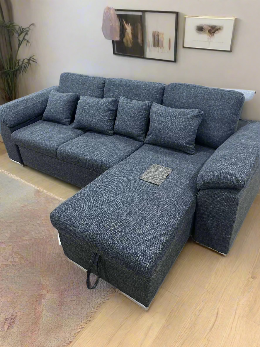 SERENE -  Three - Seaters , Luxury Full-Out Sofa Bed with Storage