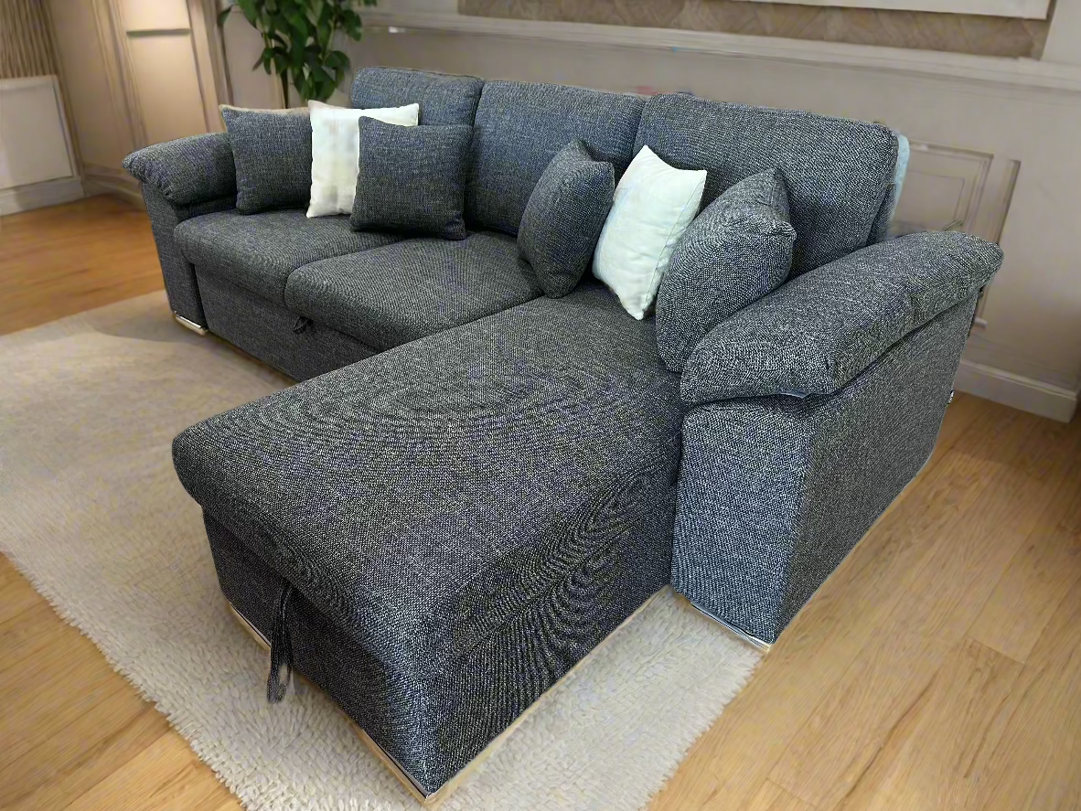 SERENE -  Three - Seaters , Luxury Full-Out Sofa Bed with Storage