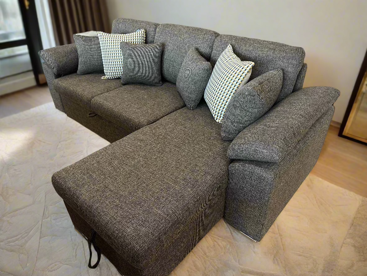 SERENE -  Three - Seaters , Luxury Full-Out Sofa Bed with Storage